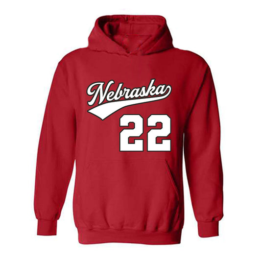 Nebraska - NCAA Women's Volleyball : Lindsay Krause Hooded Sweatshirt