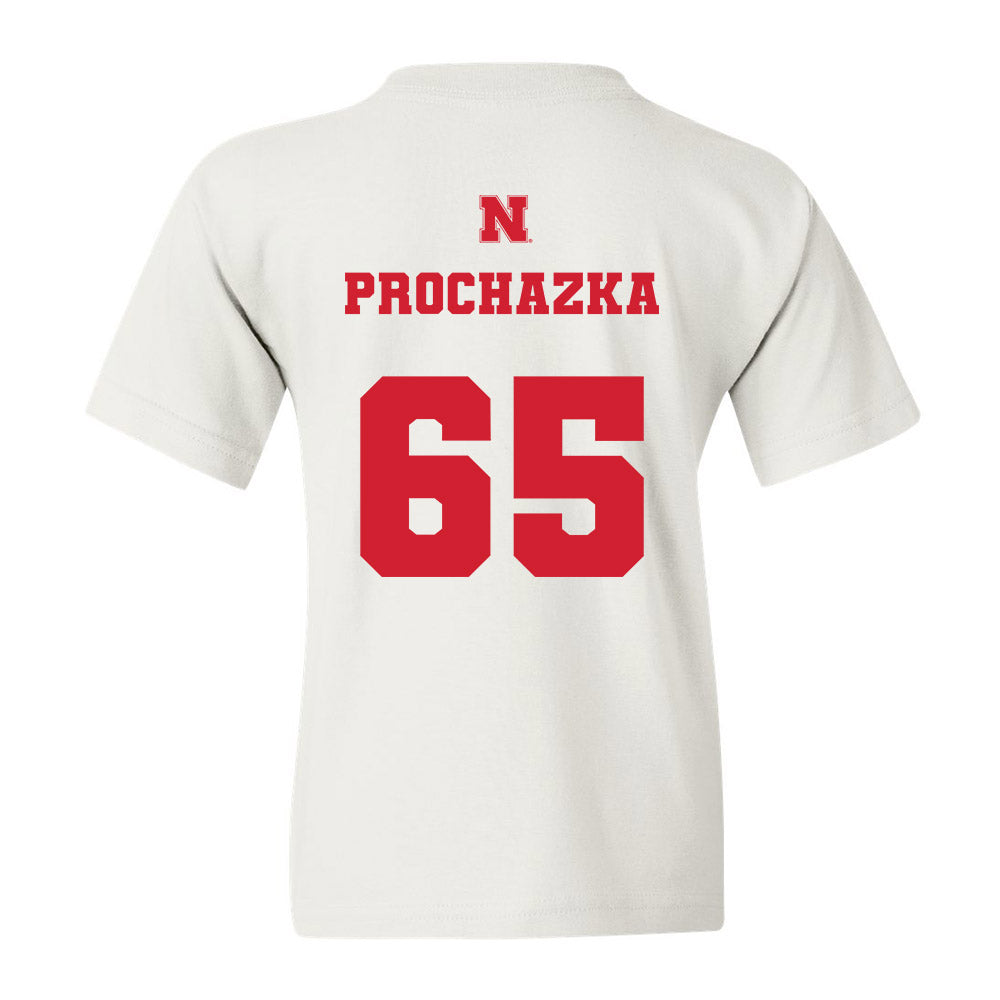 Nebraska - NCAA Football : Teddy Prochazka - Youth T-Shirt