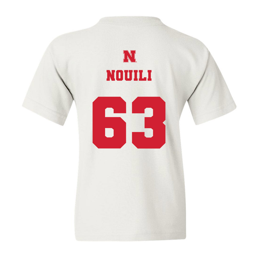 Nebraska - NCAA Football : Nouredin Nouili - Youth T-Shirt