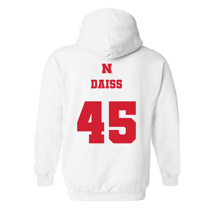 Nebraska - NCAA Baseball : Casey Daiss - Hooded Sweatshirt Classic Shersey