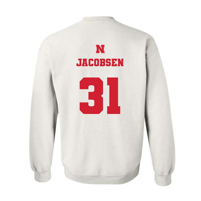 Nebraska - NCAA Men's Basketball : Cale Jacobsen - Crewneck Sweatshirt Classic Shersey