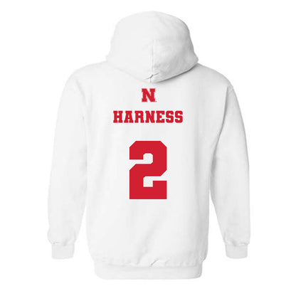 Nebraska - NCAA Softball : Sarah Harness - Hooded Sweatshirt Classic Shersey