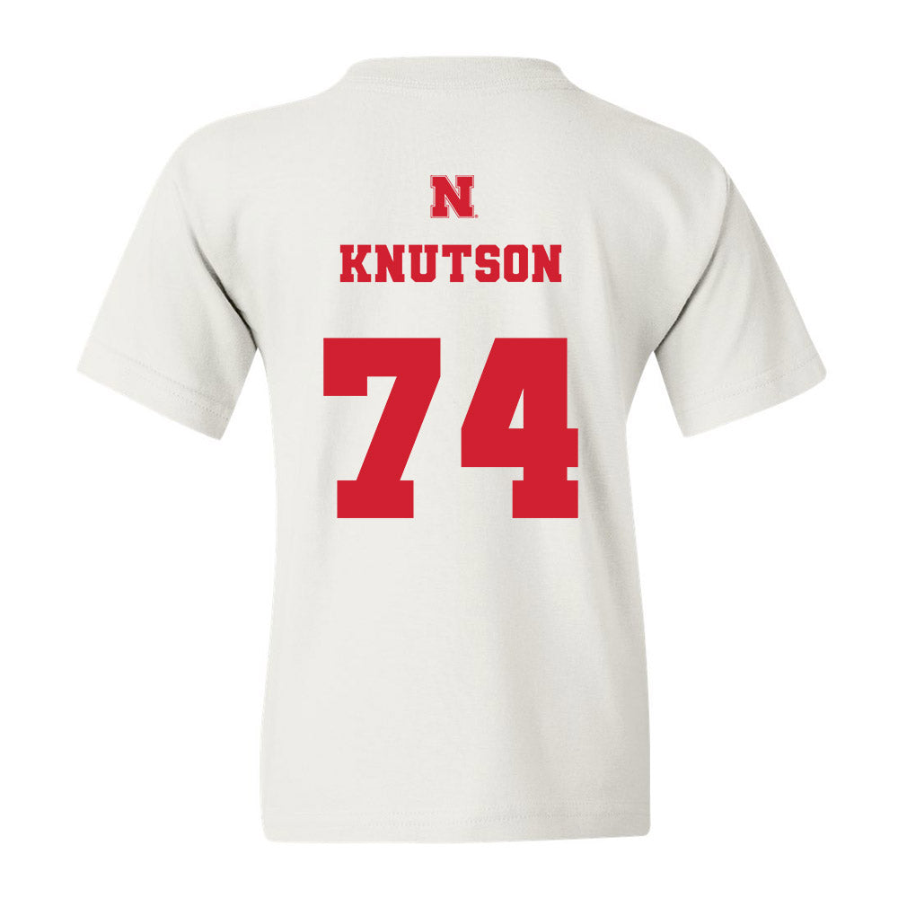 Nebraska - NCAA Football : Brock Knutson - Youth T-Shirt