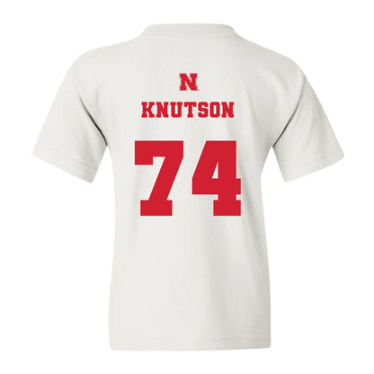 Nebraska - NCAA Football : Brock Knutson - Youth T-Shirt