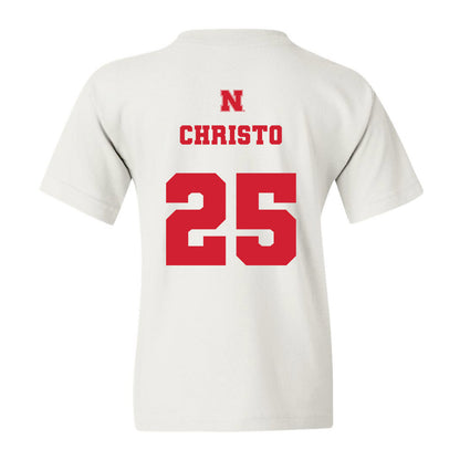 Nebraska - NCAA Baseball : Drew Christo - Youth T-Shirt Classic Shersey