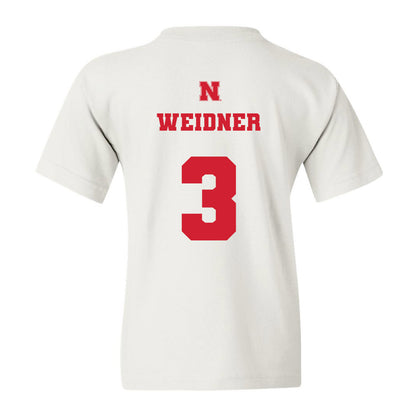 Nebraska - NCAA Women's Basketball : Allison Weidner - Youth T-Shirt Classic Shersey