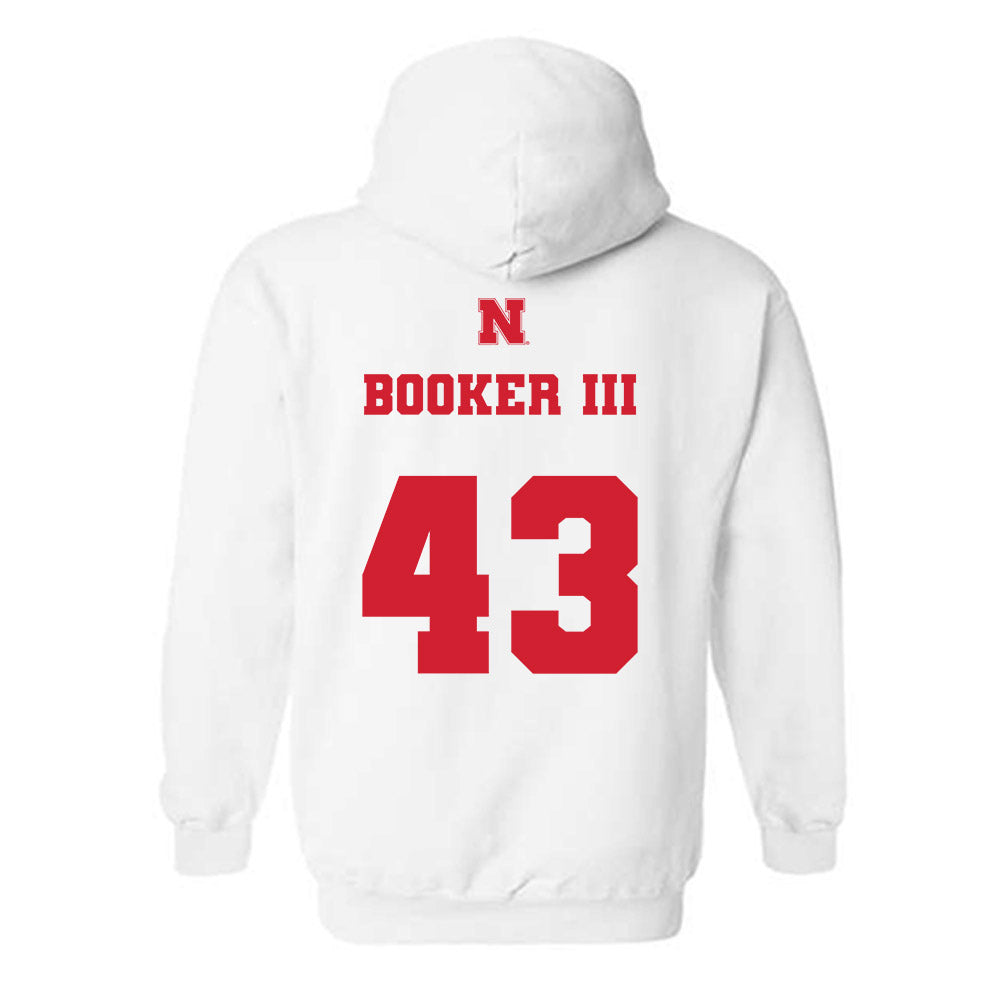 Nebraska - NCAA Football : Michael Booker III - Hooded Sweatshirt