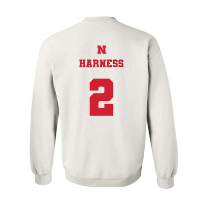 Nebraska - NCAA Softball : Sarah Harness - Crewneck Sweatshirt Classic Shersey