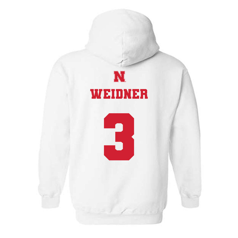 Nebraska - NCAA Women's Basketball : Allison Weidner - Hooded Sweatshirt Classic Shersey