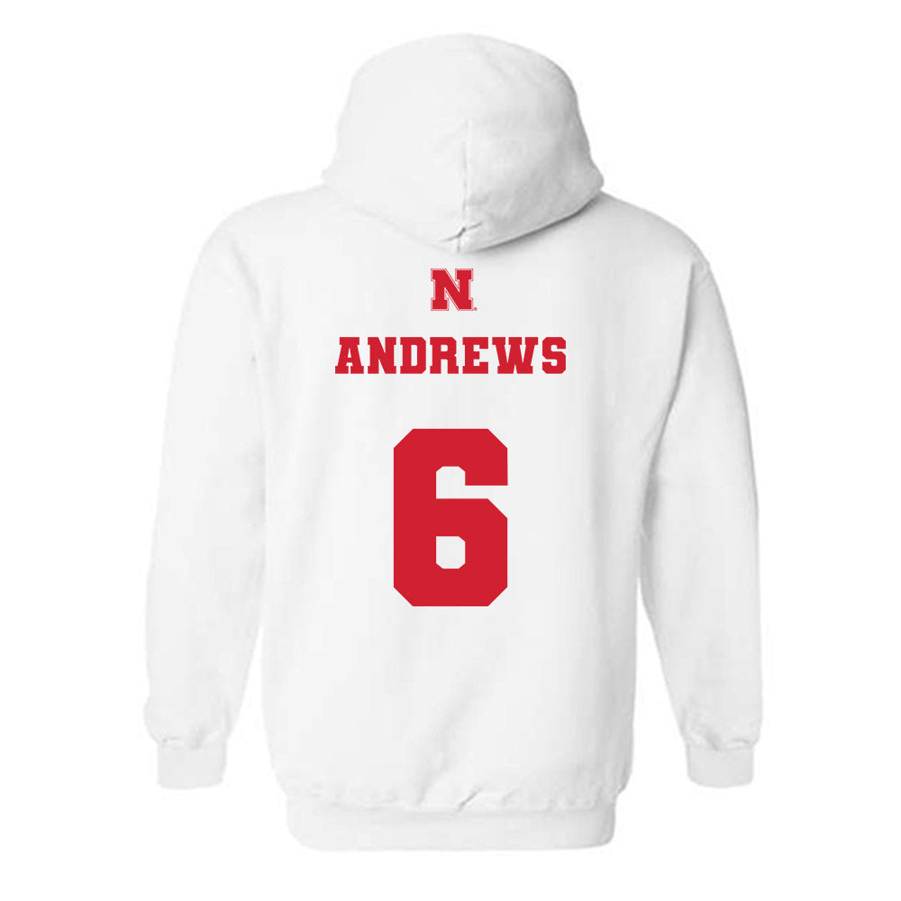 Nebraska - NCAA Softball : Billie Andrews - Hooded Sweatshirt Classic Shersey