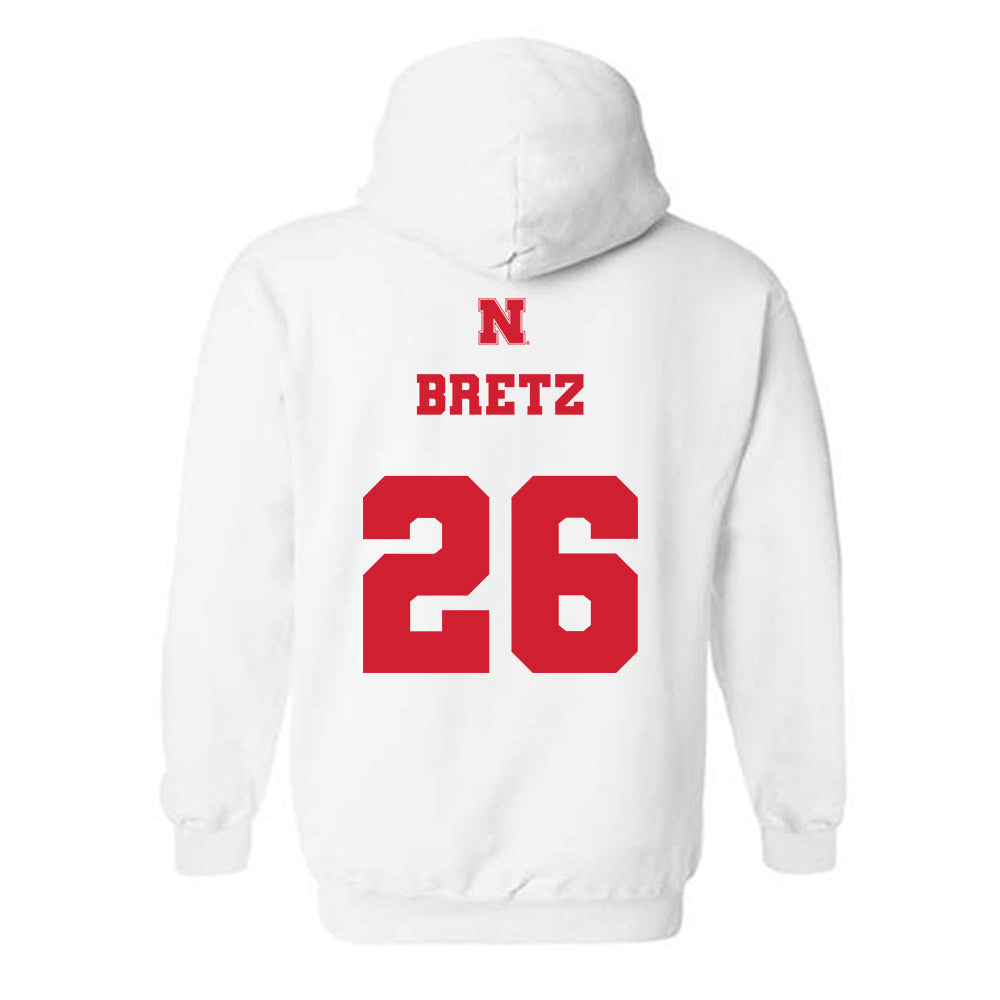 Nebraska - NCAA Football : Koby Bretz - Hooded Sweatshirt