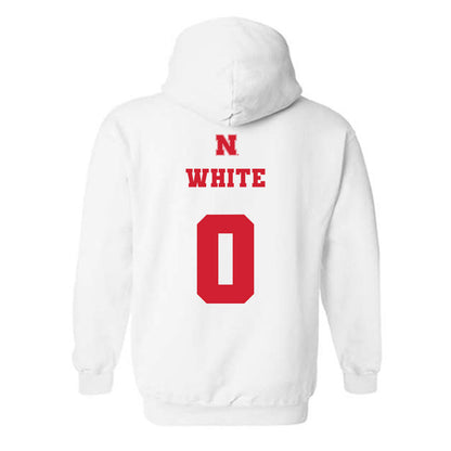 Nebraska - NCAA Women's Basketball : Darian White - Hooded Sweatshirt Classic Shersey