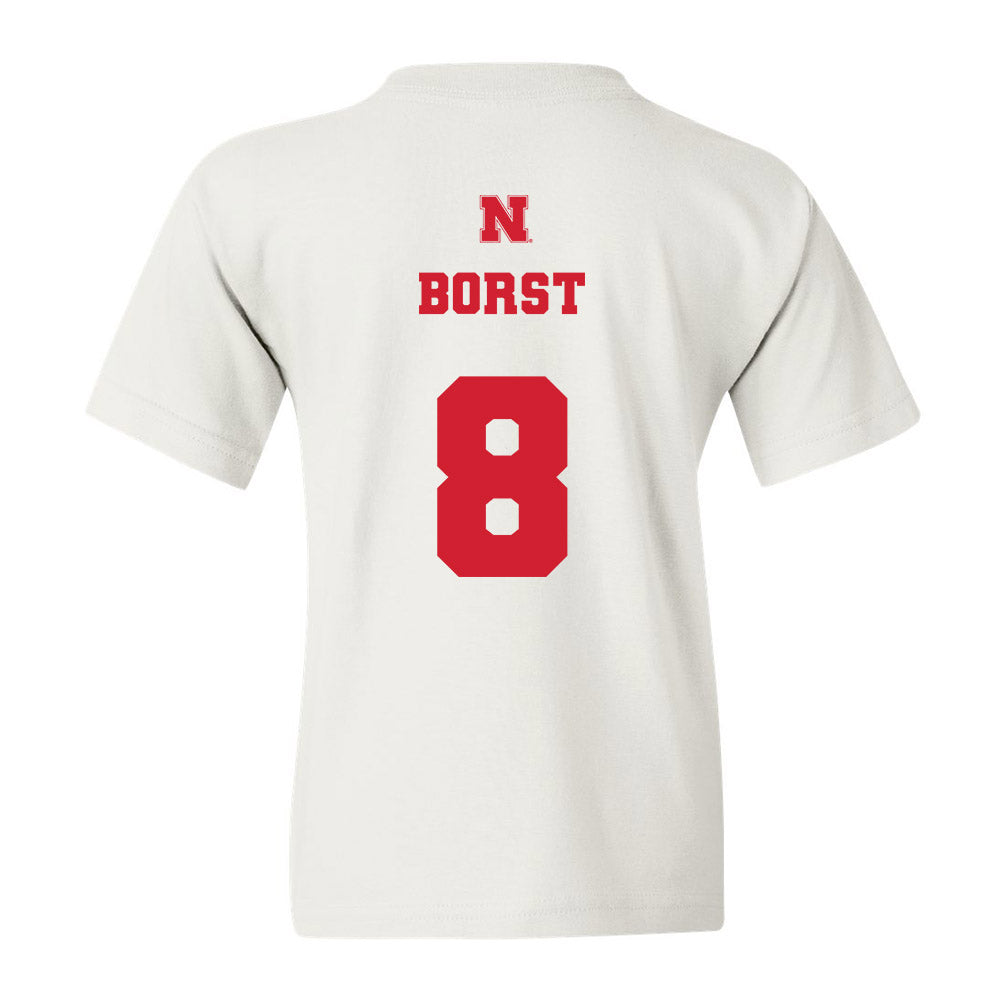 Nebraska - NCAA Baseball : Evan Borst - Youth T-Shirt Classic Shersey