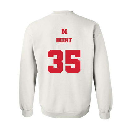 Nebraska - NCAA Men's Basketball : Henry Burt - Crewneck Sweatshirt Classic Shersey