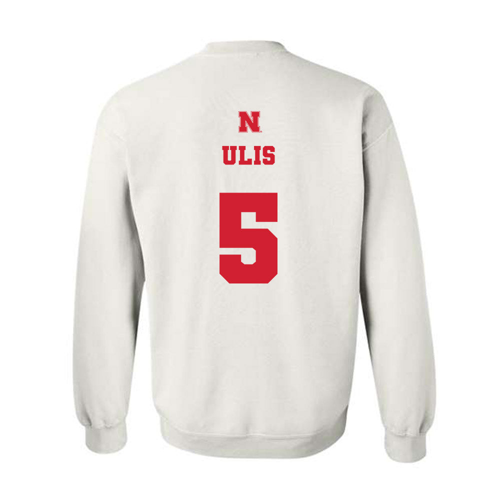 Nebraska - NCAA Men's Basketball : Ahron Ulis - Crewneck Sweatshirt Classic Shersey