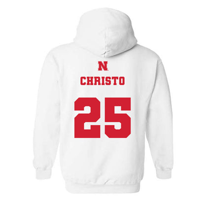 Nebraska - NCAA Baseball : Drew Christo - Hooded Sweatshirt Classic Shersey