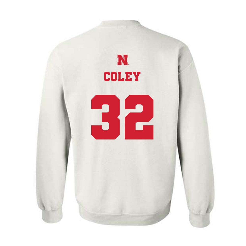 Nebraska - NCAA Women's Basketball : Kendall Coley - Crewneck Sweatshirt Classic Shersey