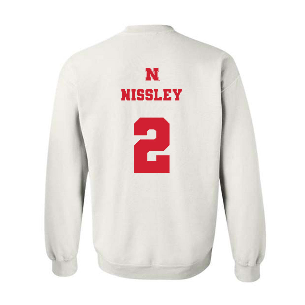 Nebraska - NCAA Women's Basketball : Logan Nissley - Crewneck Sweatshirt Classic Shersey