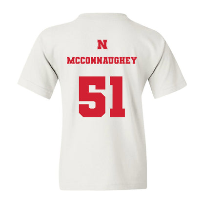 Nebraska - NCAA Baseball : Mason McConnaughey - Youth T-Shirt Classic Shersey