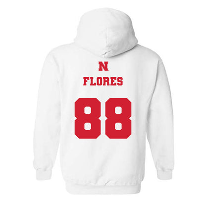 Nebraska - NCAA Football : Ismael Flores - Hooded Sweatshirt