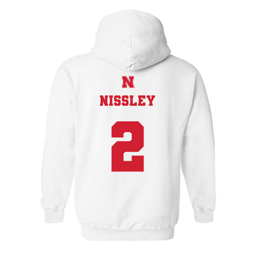 Nebraska - NCAA Women's Basketball : Logan Nissley - Hooded Sweatshirt Classic Shersey