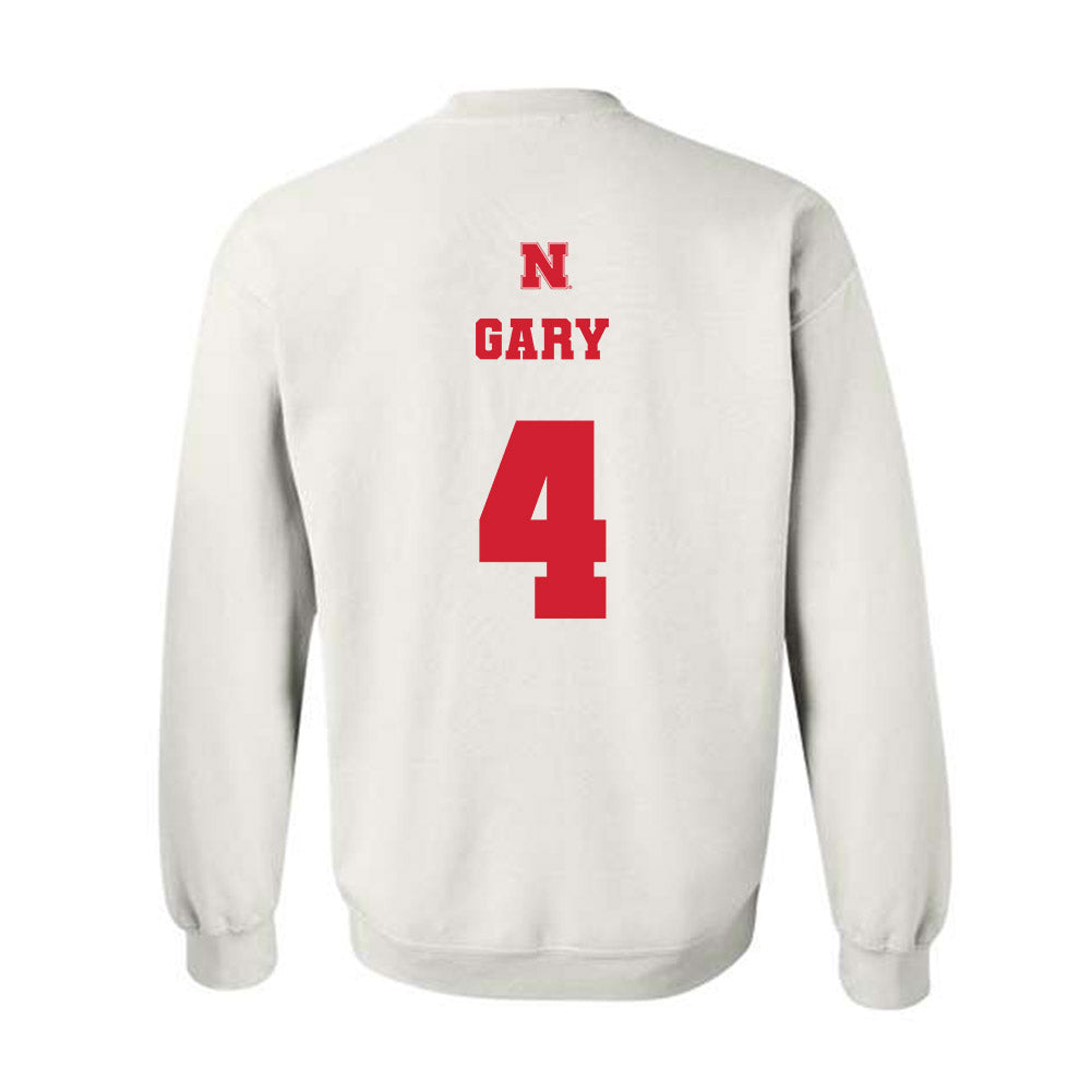 Nebraska - NCAA Men's Basketball : Juwan Gary - Crewneck Sweatshirt Classic Shersey