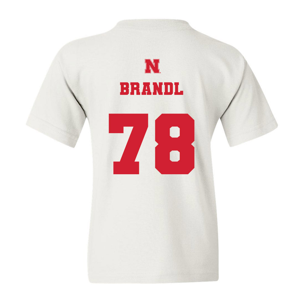 Nebraska - NCAA Football : Jacob Brandl - Youth T-Shirt Classic Shersey