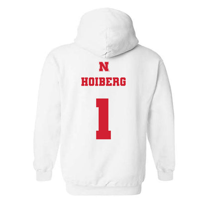 Nebraska - NCAA Men's Basketball : Samuel Hoiberg - Hooded Sweatshirt Classic Shersey