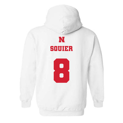 Nebraska - NCAA Softball : Abbie Squier - Hooded Sweatshirt Classic Shersey