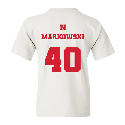 Nebraska - NCAA Women's Basketball : Alexis Markowski - Youth T-Shirt Classic Shersey