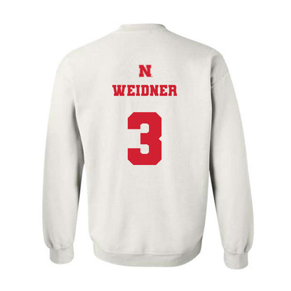 Nebraska - NCAA Women's Basketball : Allison Weidner - Crewneck Sweatshirt Classic Shersey