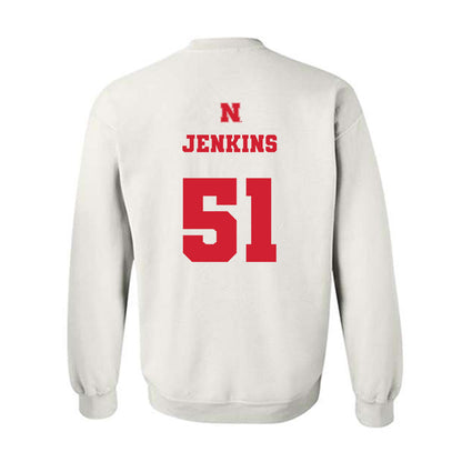 Nebraska - NCAA Football : Justin Jenkins - Sweatshirt