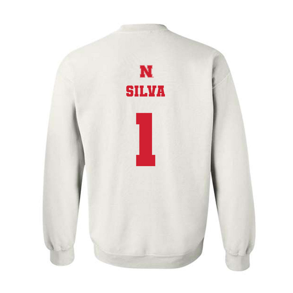 Nebraska - NCAA Baseball : Riley Silva - Crewneck Sweatshirt Classic Shersey