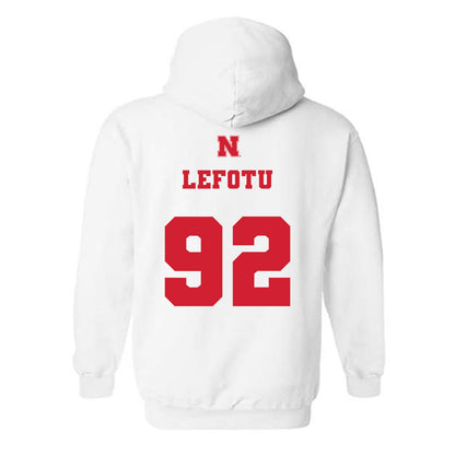 Nebraska - NCAA Football : Sua Lefotu - Hooded Sweatshirt