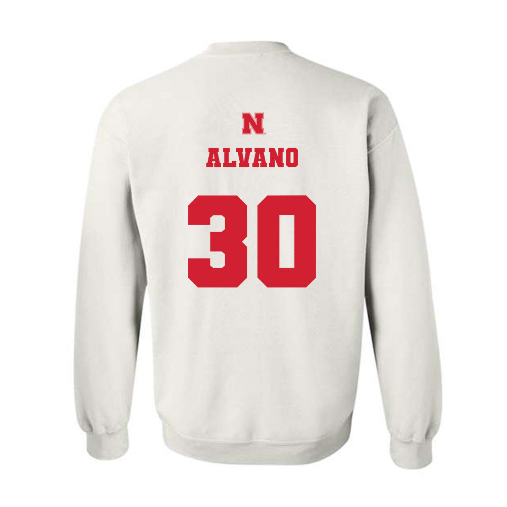 Nebraska - NCAA Football : Tristan Alvano - Crewneck Sweatshirt Classic Shersey