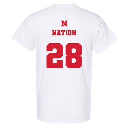 Nebraska - NCAA Football : Ethan Nation - Short Sleeve T-Shirt