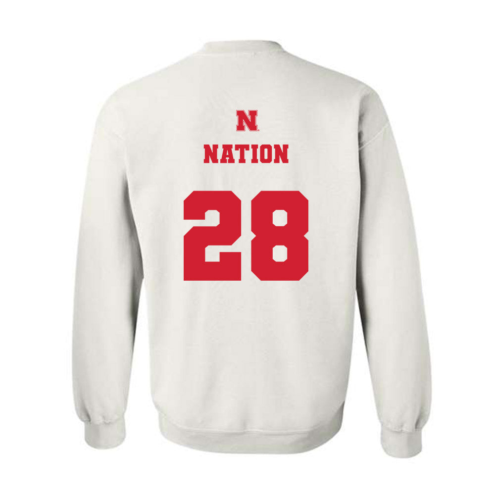 Nebraska - NCAA Football : Ethan Nation - Sweatshirt