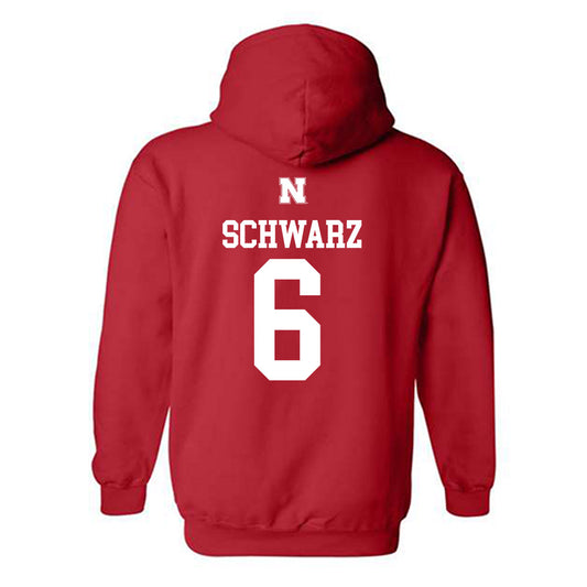 Nebraska - NCAA Women's Soccer : Abbey Schwarz - Hooded Sweatshirt Classic Shersey