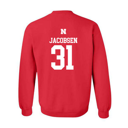 Nebraska - NCAA Men's Basketball : Cale Jacobsen - Crewneck Sweatshirt Classic Shersey