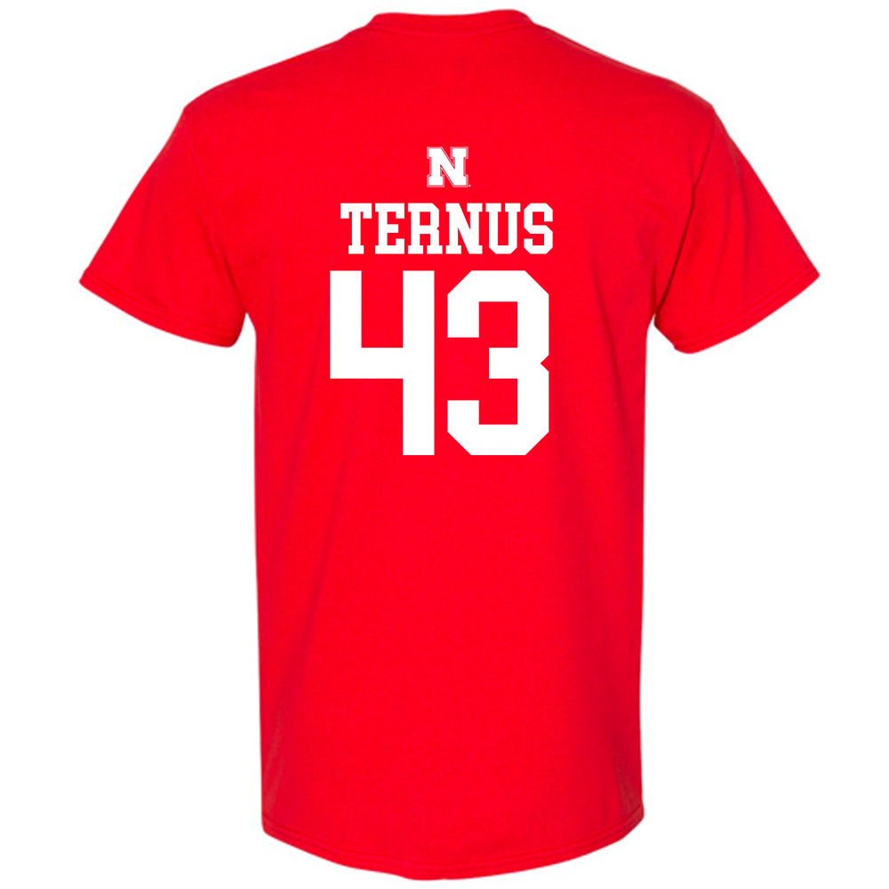 Nebraska - NCAA Football : Landon Ternus - Short Sleeve T-Shirt