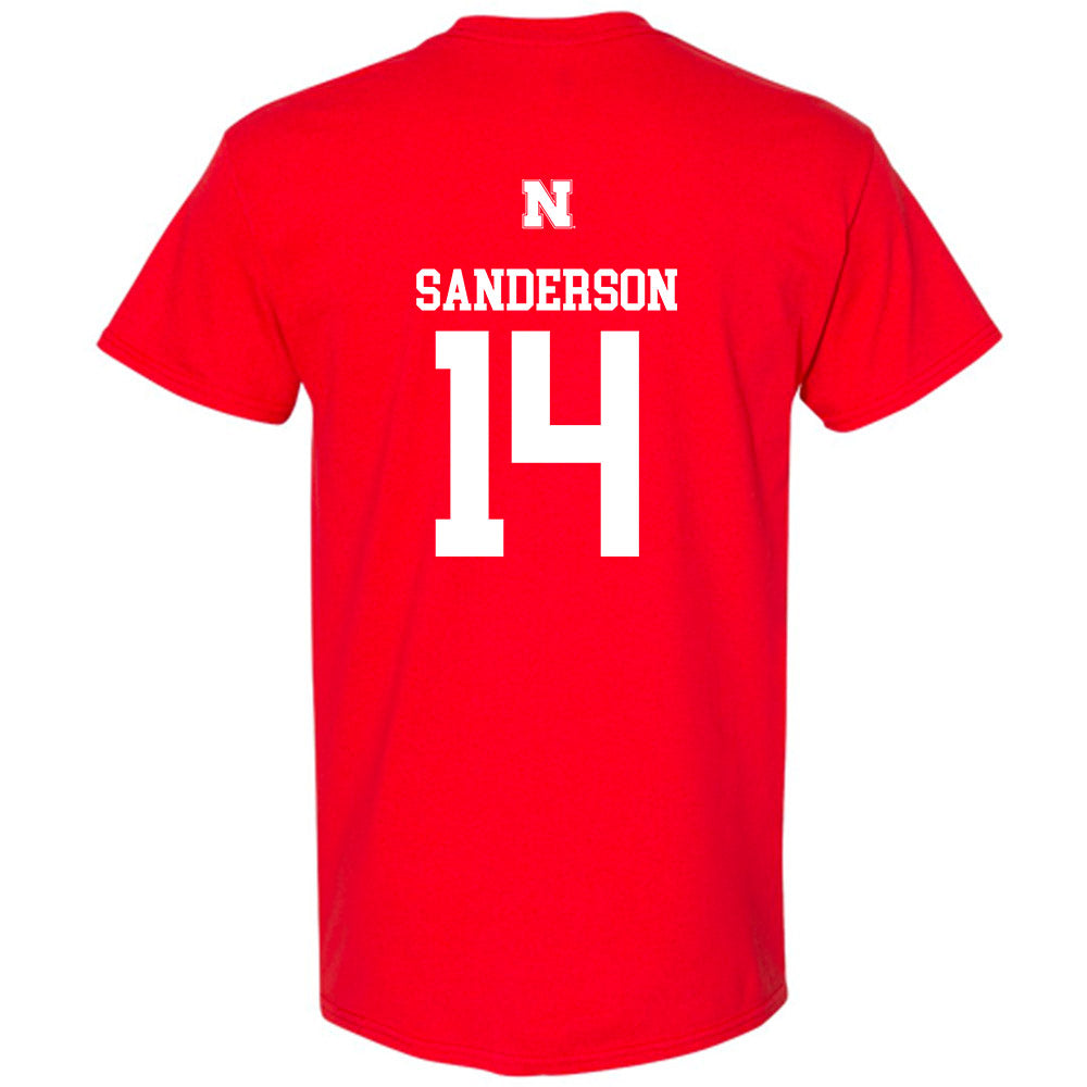 Nebraska - NCAA Baseball : Case Sanderson - T-Shirt Classic Shersey