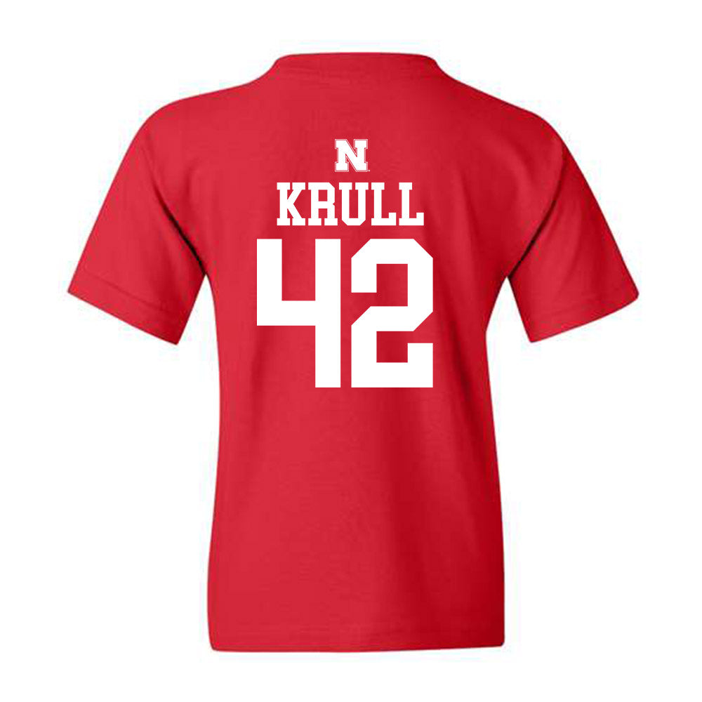 Nebraska - NCAA Women's Basketball : Maddie Krull - Youth T-Shirt Classic Shersey