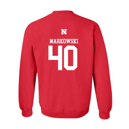 Nebraska - NCAA Women's Basketball : Alexis Markowski - Crewneck Sweatshirt Classic Shersey