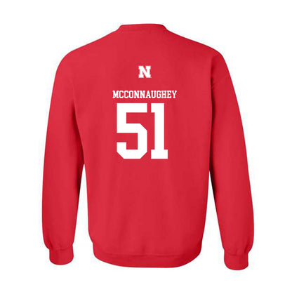 Nebraska - NCAA Baseball : Mason McConnaughey - Crewneck Sweatshirt Classic Shersey