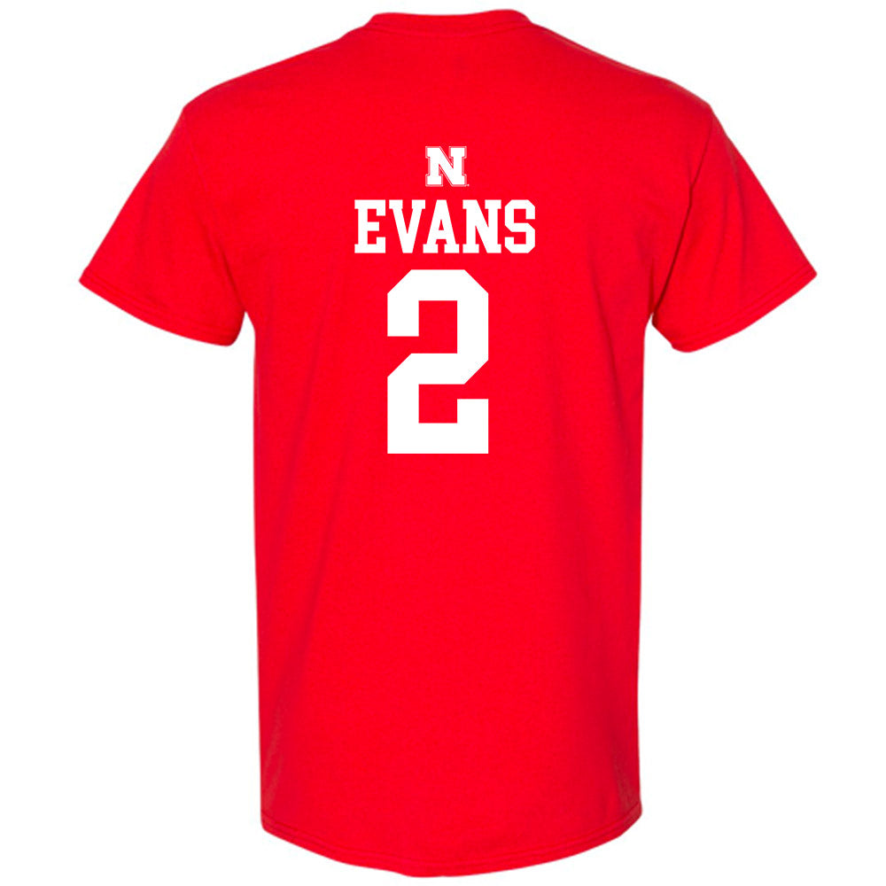 Nebraska - NCAA Baseball : Matt Evans - T-Shirt Classic Shersey