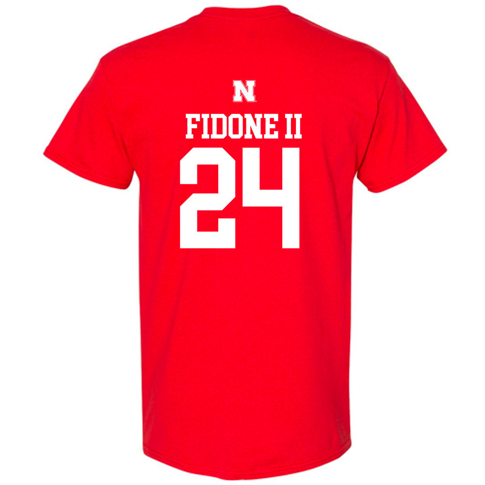 Nebraska - NCAA Football : Thomas Fidone II - Generic Red Shersey Short Sleeve T-Shirt