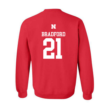 Nebraska - NCAA Baseball : Clay Bradford - Crewneck Sweatshirt Classic Shersey