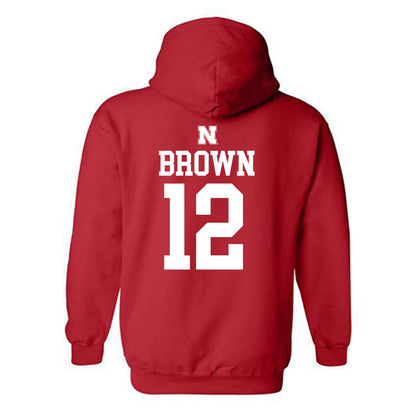 Nebraska - NCAA Football : Omar Brown - Hooded Sweatshirt