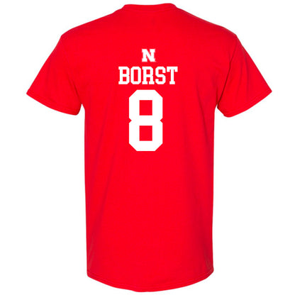 Nebraska - NCAA Baseball : Evan Borst - T-Shirt Classic Shersey