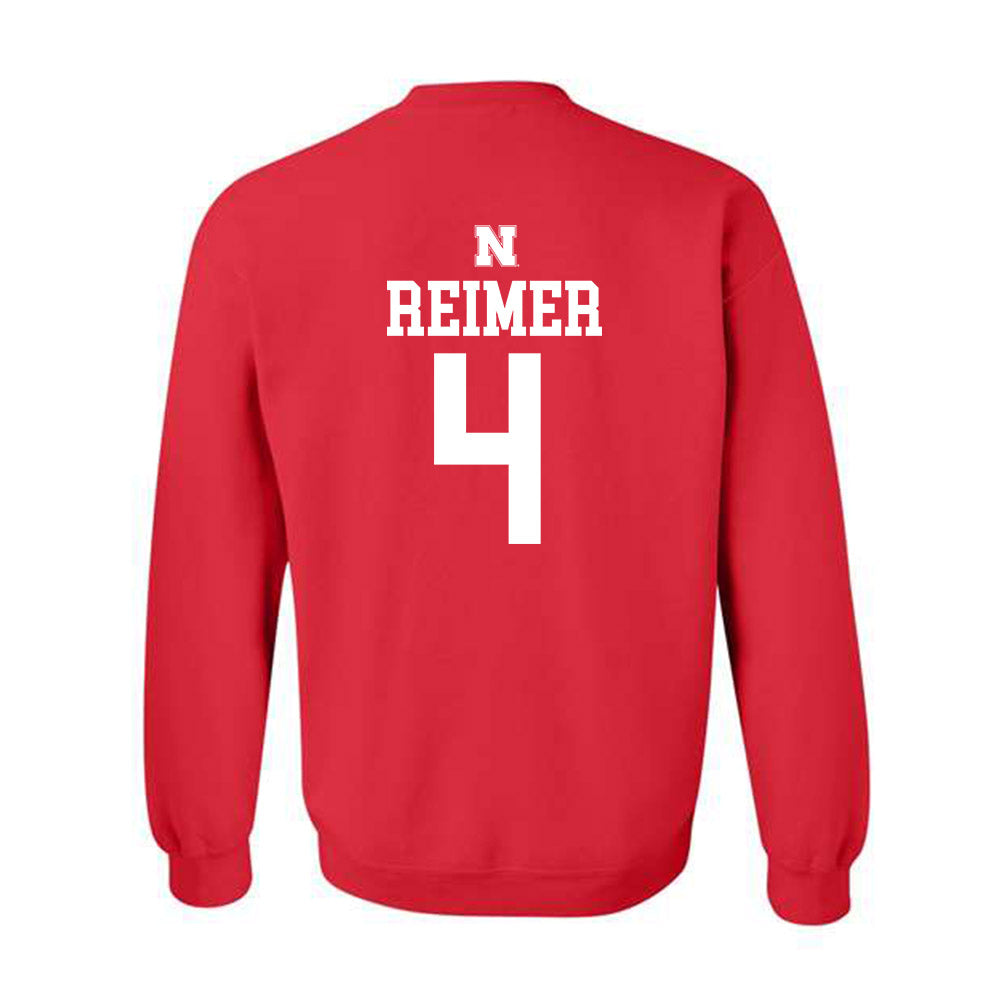Nebraska - NCAA Football : Luke Reimer - Crewneck Sweatshirt Classic Shersey